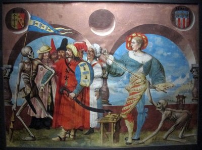 Copy of the Danse Macabre of the Dominican Cemetery of Bern by Albrecht Kauw